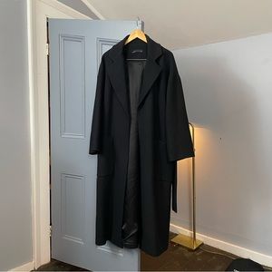 Zara Long Black Coat